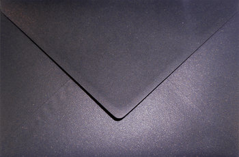 Koperty perłowe C5 Aster czarne z drobinkami 5szt.
