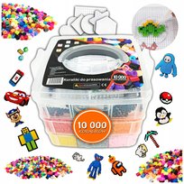 KORALIKI do PRASOWANIA 10000 szt ZESTAW DLA DZIECI SZABLONY KUFEREK PREZENT