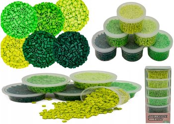 Koraliki Do Prasowania 3D Prasowanki 3000Szt Uzupełniacz 6 Kolorów Zielone - PakaNiemowlaka