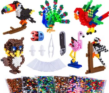 Koraliki Do Prasowania 3D Zestaw 3000 Szt Figurki Trójwymiarowe Ptaki - PakaNiemowlaka