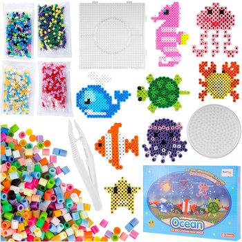 Koraliki Do Prasowania Beads 1000 Szt Prasowanka Zwierzęta Wodne DIY - MalPlay