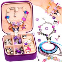 Koraliki Do Robienia Bransoletek Biżuterii Zestaw Koralików Kuromi Kuferek