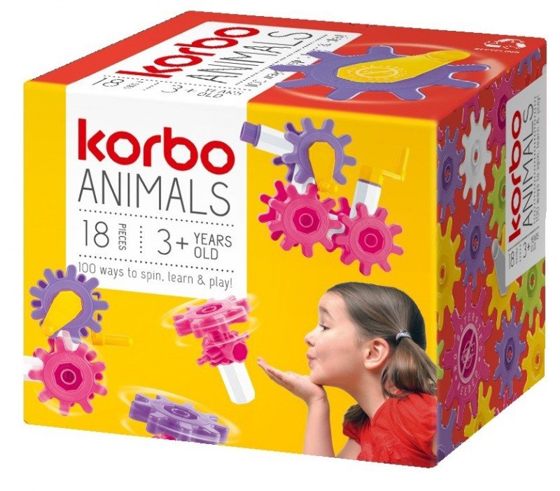 Korbo, klocki konstrukcyjne Animals