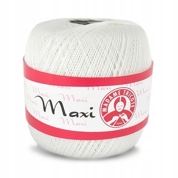 Kordonek MAXI MADAME TRICOTE 100 g / 1000 biel - Madame Tricote Paris