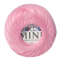 Kordonek Moldo Mini 2100 Różowy (50gr/282mt) Inna marka
