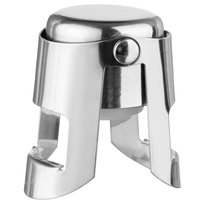 Korek do szampana SECRET DE GOURMET, srebrny, 4x4x6 cm