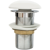 Korek umywalkowy klik-klak CERAMICZNY bez przelewu KOR-16