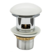 Korek umywalkowy klik-klak CERAMICZNY z przelewem KOR-16-P