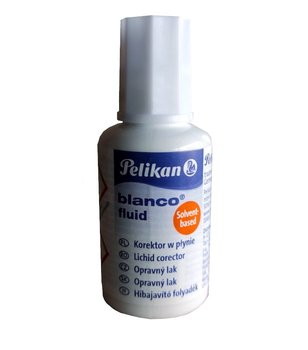Korektor w płynie Blanco z pędzelkiem, 20 ml - Pelikan