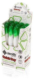 Korektor w płynie Zenith Quick Dry 7 ml - display 12 sztuk, cena za 1szt (402318001) - Astra