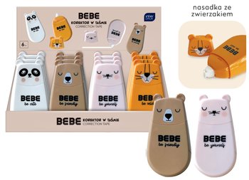 Korektor w taśmie, motyw zwierzęta 6m BeBe Interdruk, 1 sztuka, mix wzorów - Interdruk