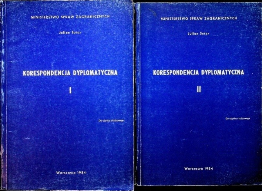 Korespondencja dyplomatyczna Tom I i II - Sutor Julian | Książka w Empik
