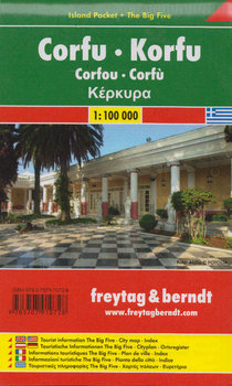 Korfu. Mapa 1:100 000