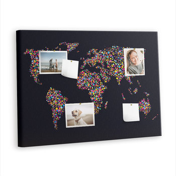 Korkowa Plansza z Pinezkami - 100x70 - Mapa świata z kropek - Inna marka