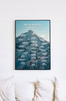 Korona gór Polski Plakat 70x50cm