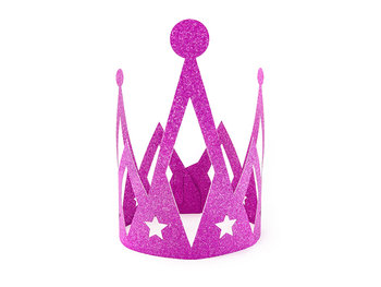Korona, Księżniczka - Princess, różowa - PartyDeco