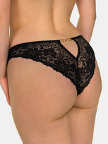 Koronkowe majtki czarny M