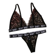 Koronkowy Komplet Bielizna Damska Zestaw Biustonosz Stanik Majtki