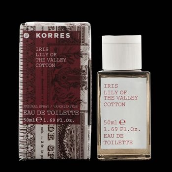 Korres, Iris Lily Of The Valley Cotton, woda toaletowa, 50 ml - Korres