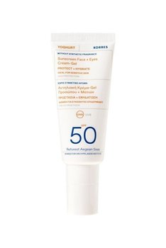 Korres YOGHURT, Krem-żel ochronny do twarzy i okolic oczu SPF50, 40ml - Korres