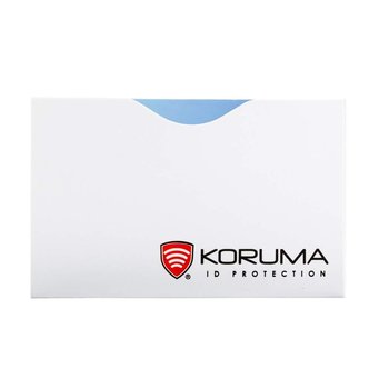Koruma, Etui antykradzieżowe RFID, białe, 5,7x8,8 cm - Koruma