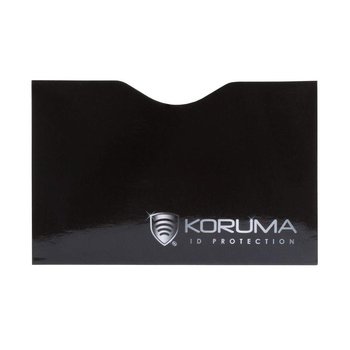 Koruma, Etui na karty, czarne, 5,7x8,8 cm - Koruma