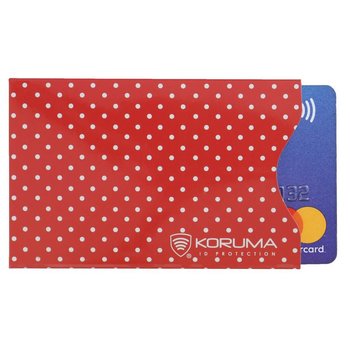 Koruma, Etui na karty RFID, czerwone, 5,7x8,8 cm - Koruma