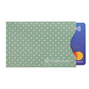 Koruma, Etui na karty RFID, zielone, 5,7x8,8 cm - Koruma