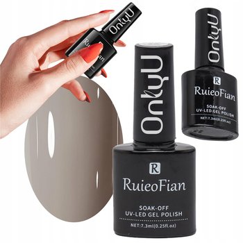 Kość Słoniowa Hybrydowy Lakier Do Paznokci Z Polyskiem Uv Onlyu/L082 - OnlyU