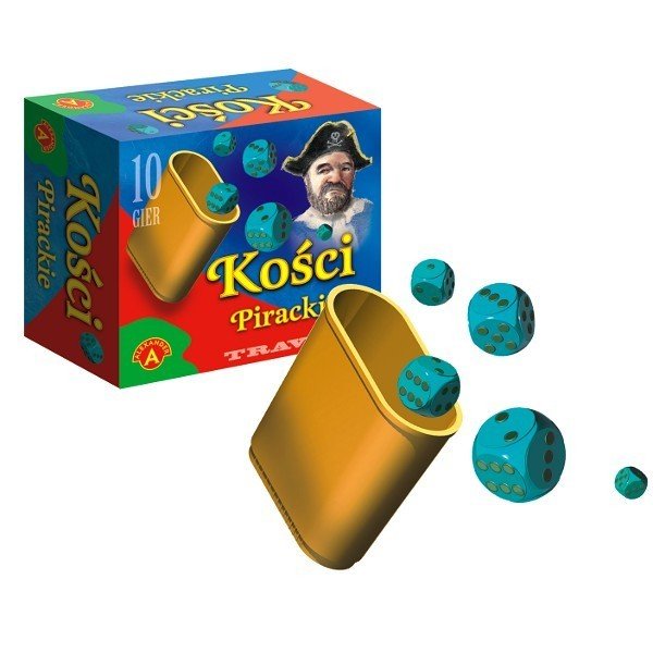 Kości Pirackie Travel, gra, Alexander, kości RPG