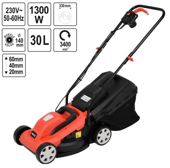 Kosiarka elektryczna YATO, 330 mm, 30 l YT-85200