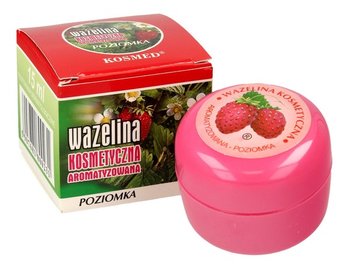 Kosmed, wazelina kosmetyczna aromatyzowana, poziomka, 15 ml - Kosmed