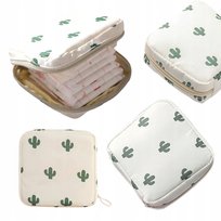 KOSMETYCZKA DAMSKA SASZETKA NA PODPASKI MAKE UP ETUI PODRÓŻNE DO WALIZKI