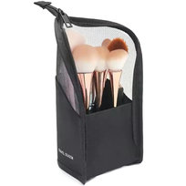 Kosmetyczka podróżna na pędzle do makijażu organizer 25x13x13cm czarny DA246 APTEL
