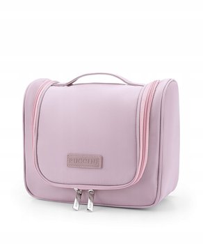 Kosmetyczka Podróżna Z Haczykiem Pojemna Zamek PUCCINI Różowa QML013-3C - PUCCINI