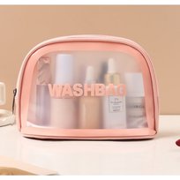 Kosmetyczka rozkładana WASHBAG kuferek róż KS47R eCarla