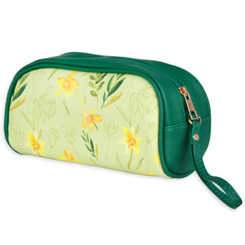 Kosmetyczka, Spring Vibes, Jasnozielona, Żonkile - Inna marka