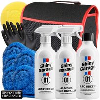 Kosmetyki Samochodowe Zestaw Shiny Garage + Torba