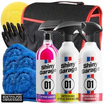 Kosmetyki Samochodowe Zestaw Shiny Garage + Torba