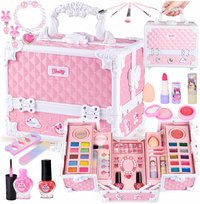 Kosmetyki Zestaw do Makijażu dla Dzieci Kuferek Make Up Kuferek Cienie