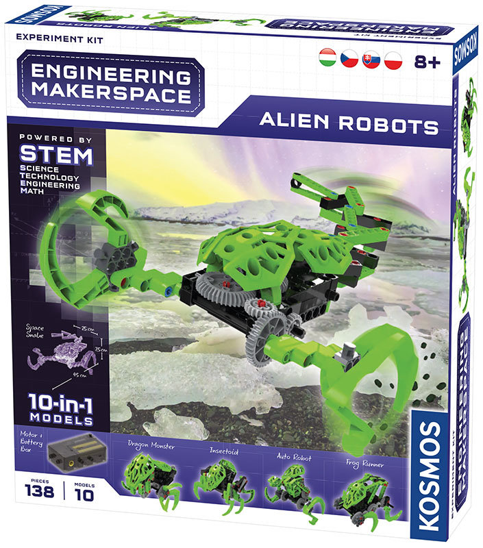 Zdjęcia - Klocki Alien Kosmos, zestaw Konstruktora  Robots, K7616304 