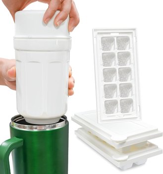 Kostarka Do Lodu Zestaw Z 3 Foremkami Do Lodu Po 10 Kostek - NIKCORP