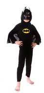 KOSTIUM BATMANA strój karnawałowy na bal przebierańców | czarny | 3-częściowy | peleryna - Kontext