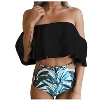 Kostium Kąpielowy Bikini, Hiszpanka Z Wysokim Stanem, Rozmiar L Sapphire
