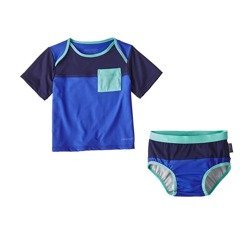 Kostium kąpielowy Patagonia Infant Little Sol Swim Set niebieski 68 - Patagonia