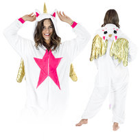 Kostium onesie kigurumi dres kombinezon jednoczęściowy rozpinany L Zolta