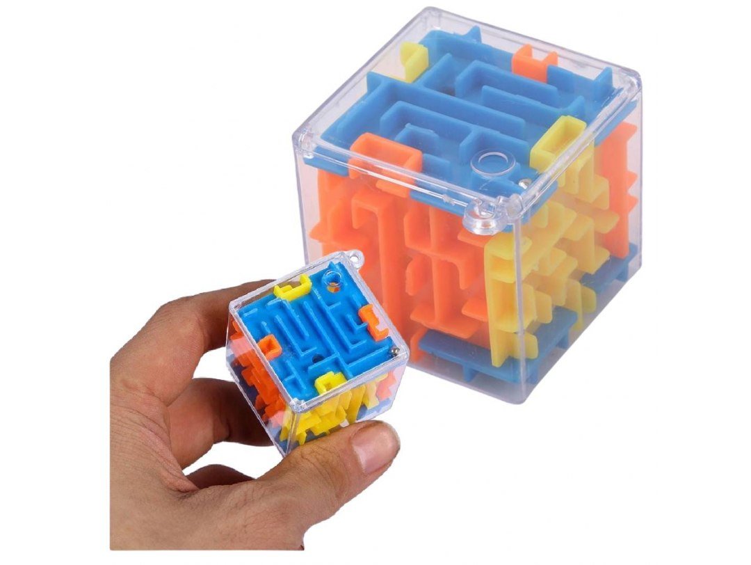 Kostka 3D Cube Labirynt Kulkowy Gra Logiczna