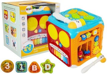 Kostka Edukacyjna Sorter Dla Niemowląt Dźwięk Światła - Lean Toys