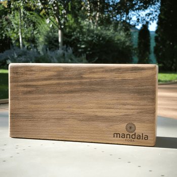 Kostka, klocek do jogi z drewna bukowego - Mandala Yoga