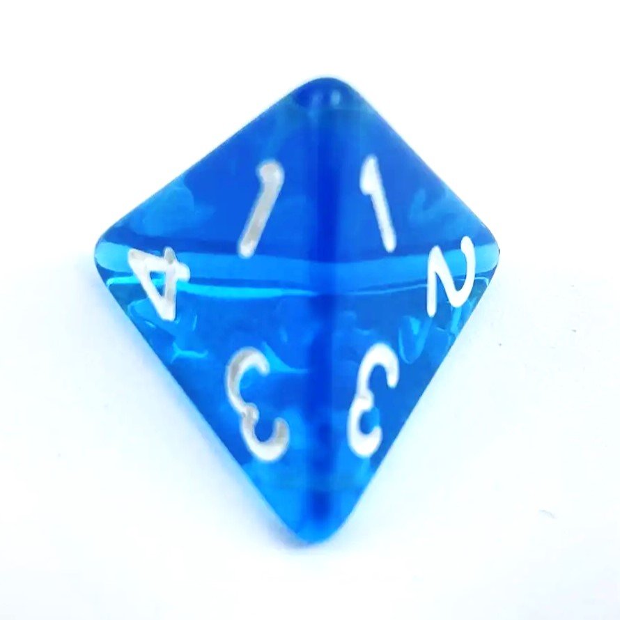 Kostka RPG Łza Oceanu Kość Czterościenna K4, RGFK, kości RPG